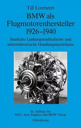 BMW ALS Flugmotorenhersteller 1926-1940 cover