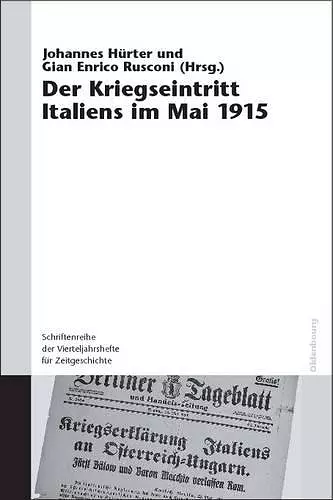 Der Kriegseintritt Italiens Im Mai 1915 cover