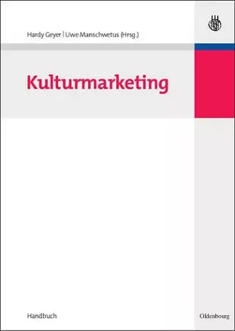 Kulturmarketing cover