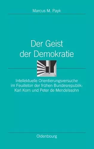 Der Geist Der Demokratie cover