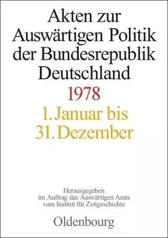 Akten Zur Auswärtigen Politik Der Bundesrepublik Deutschland 1978 cover