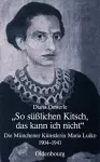 "So Susslichen Kitsch, Das Kann Ich Nicht" cover