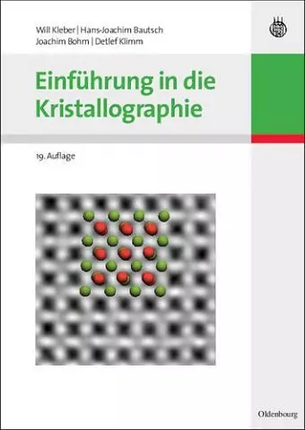 Einführung in Die Kristallographie cover
