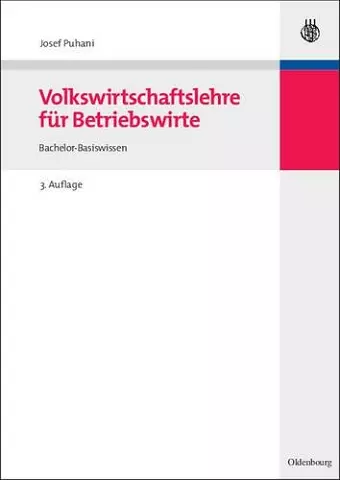 Volkswirtschaftslehre Für Betriebswirte cover