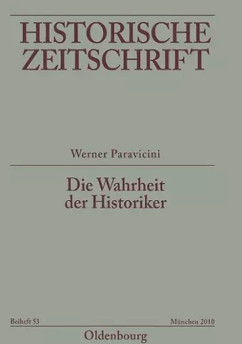 Die Wahrheit der Historiker cover