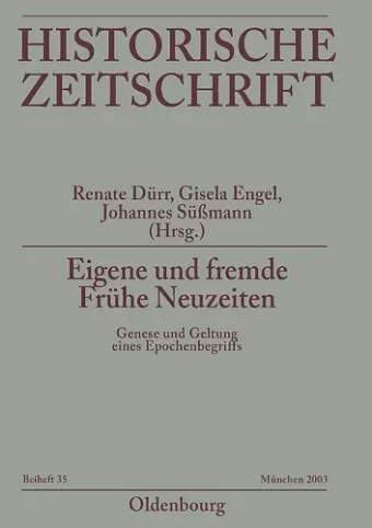 Eigene Und Fremde Frühe Neuzeiten cover