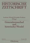 Generationswechsel Und Historischer Wandel cover
