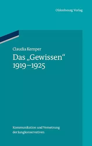 Das Gewissen 1919-1925 cover