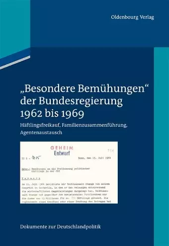 "Besondere Bemühungen" der Bundesregierung, Band 1 cover