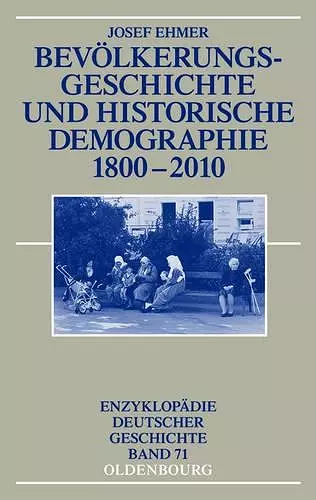 Bevölkerungsgeschichte Und Historische Demographie 1800-2010 cover