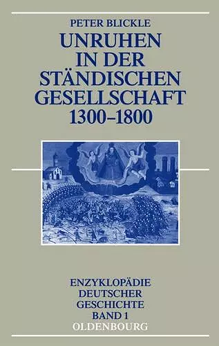 Unruhen in Der Ständischen Gesellschaft 1300-1800 cover