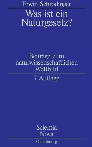 Was Ist Ein Naturgesetz? cover