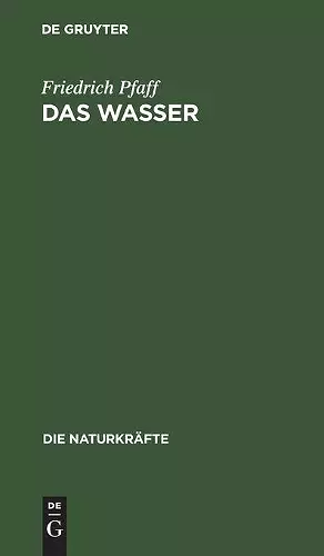 Das Wasser cover