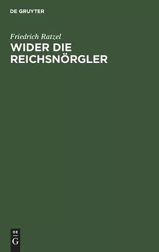 Wider Die Reichsnörgler cover