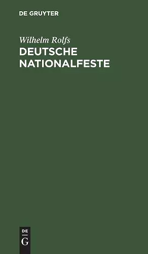 Deutsche Nationalfeste cover