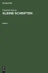 Friedrich Ratzel: Kleine Schriften. Band 1 cover