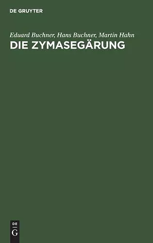 Die Zymasegärung cover