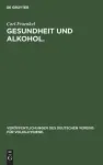 Gesundheit Und Alkohol. cover