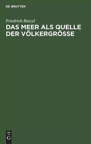 Das Meer ALS Quelle Der Völkergröße cover