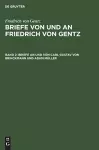 Briefe an Und Von Carl Gustav Von Brinckmann Und Adam Müller cover