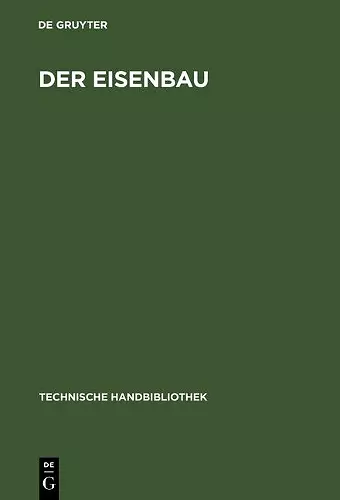 Der Eisenbau cover