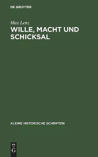 Wille, Macht Und Schicksal cover