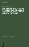 Die Erste Deutsche Handelsfahrt Nach Indien 1505/06 cover