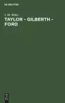Taylor - Gilberth - Ford cover