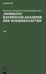 Jahrbuch/ Bayerische Akademie Der Wissenschaften. 1925 cover