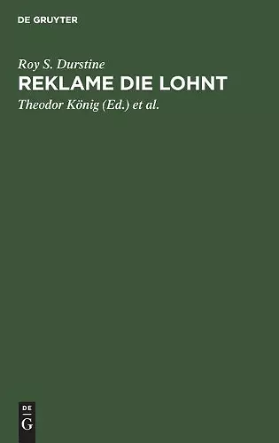 Reklame Die Lohnt cover