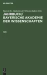 Jahrbuch/ Bayerische Akademie Der Wissenschaften. 1926 cover