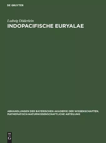 Indopacifische Euryalae cover