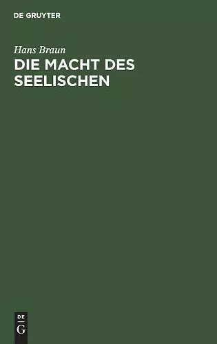 Die Macht Des Seelischen cover