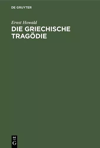 Die Griechische Tragödie cover