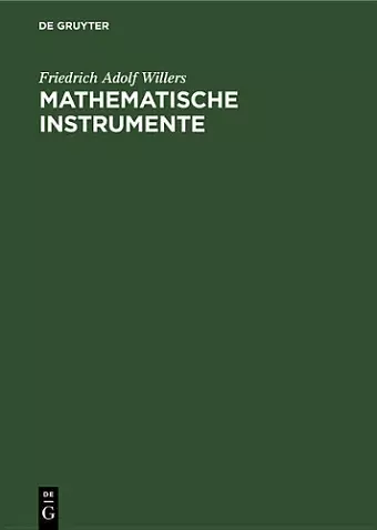 Mathematische Instrumente cover