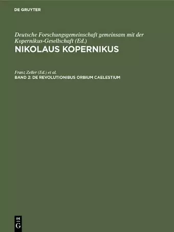 de Revolutionibus Orbium Caelestium cover