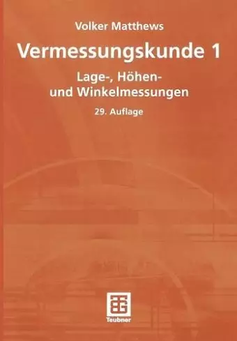 Vermessungskunde 1 cover