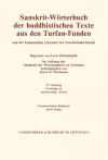 Sanskrit-Worterbuch der buddhistischen Texte aus den Turfan-Funden. Lieferung 27 cover