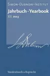 Jahrbuch des Simon-Dubnow-Instituts / Simon Dubnow Institute Yearbook XII/2013 cover