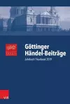 Göttinger Händel-Beiträge cover