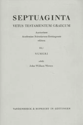 Septuaginta. Band 3,1 cover