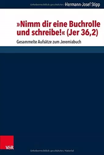 Nimm dir eine Buchrolle und schreibe! (Jer 36,2) cover