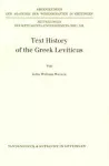 Text History of the Greek Leviticus cover