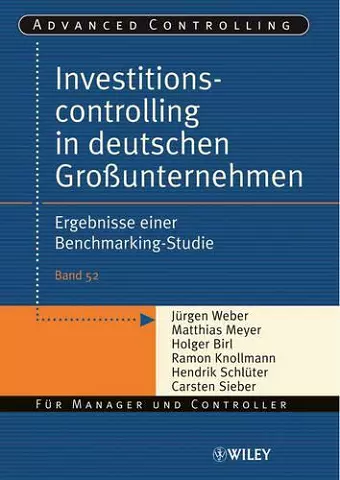 Investitionscontrolling in deutschen Großunternehmen cover