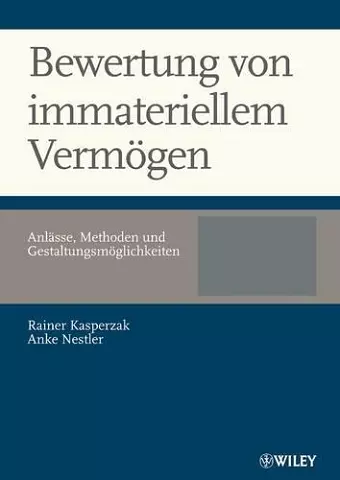 Bewertung von immateriellem Vermögen cover