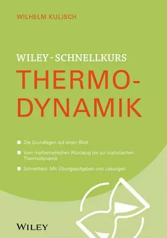 Wiley-Schnelllkurs Thermodynamik cover