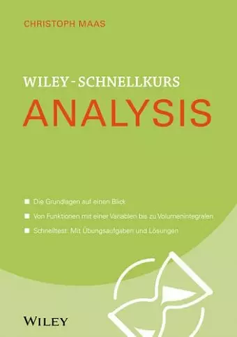 Wiley-Schnellkurs Analysis cover