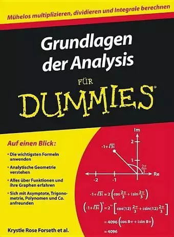 Grundlagen der Analysis für Dummies cover