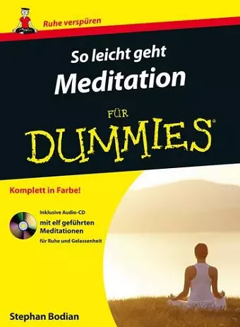 So leicht geht Meditation für Dummies cover