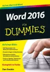 Word 2016 für Dummies cover